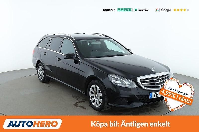 Begagnad Mercedes E220 171 HK (125 kW) 2016 Svart Kombi