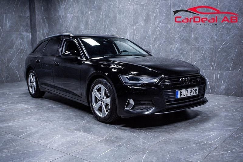 Svart Begagnad 2021 Audi A6 Proline Kombi | 294 800 kr (Marknadspris) - Bild 1/4