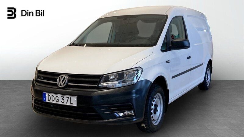 Vit (candyvit) Begagnad 2020 VW Caddy Minibuss | 149 000 kr - Bild 1/4