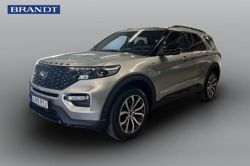 Grå Begagnad 2022 Ford Explorer ST-Line SUV | 639 000 kr (Lite dyr) - Bild 1/4