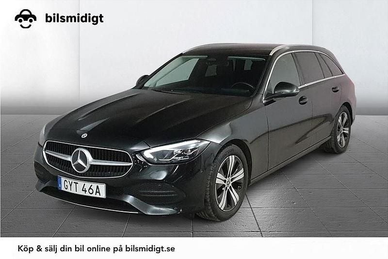 Svart Begagnad 2022 Mercedes C220 Avantgarde Kombi | 379 900 kr (Dyr) - Bild 1/3