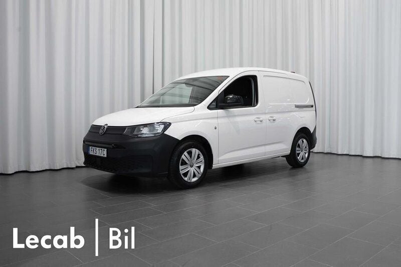 Vit Begagnad 2022 VW Caddy Minibuss | 219 500 kr (Superpris) - Bild 1/4