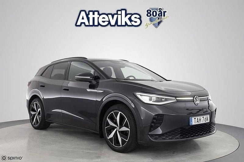 Mörkgrå Begagnad 2022 VW ID.4 GTX SUV | 329 900 kr (Superpris) - Bild 1/4