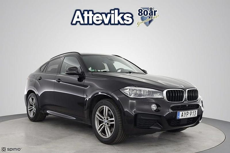 Svart Begagnad 2015 BMW X6 M Sport SUV | 299 900 kr (Bra pris) - Bild 1/4