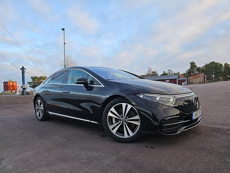 Svart Begagnad 2022 Mercedes EQS450+ Avantgarde Halvkombi | 569 000 kr - Bild 1/4