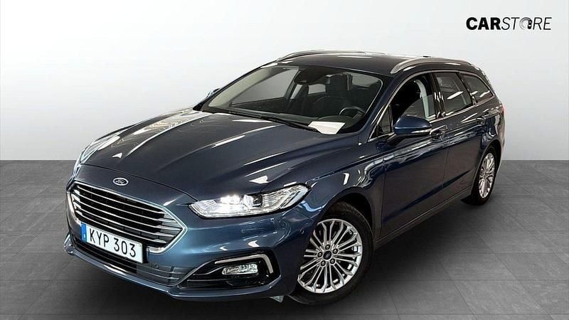 Blå (blue) Begagnad 2022 Ford Mondeo Titanium Kombi | 199 900 kr (Bra pris) - Bild 1/4