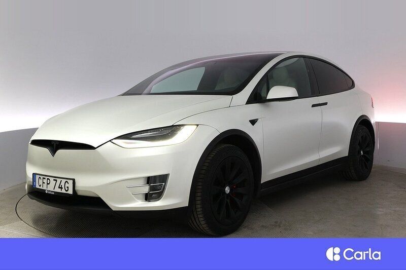 Null Begagnad 2020 Tesla Model X Performance SUV | 564 900 kr (Bra pris) - Bild 1/3