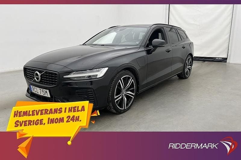 Svart Begagnad 2019 Volvo V60 R-Design Kombi | 289 800 kr (Marknadspris) - Bild 1/3