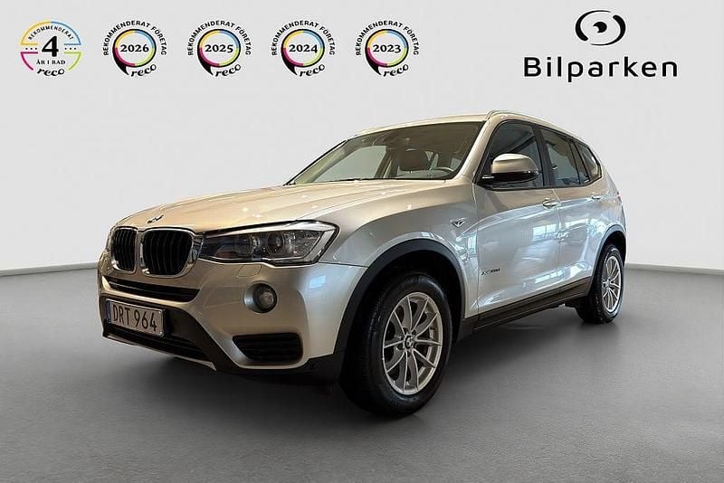 Begagnad BMW X3 190 HK (139 kW) 2014 Ljusgrå SUV