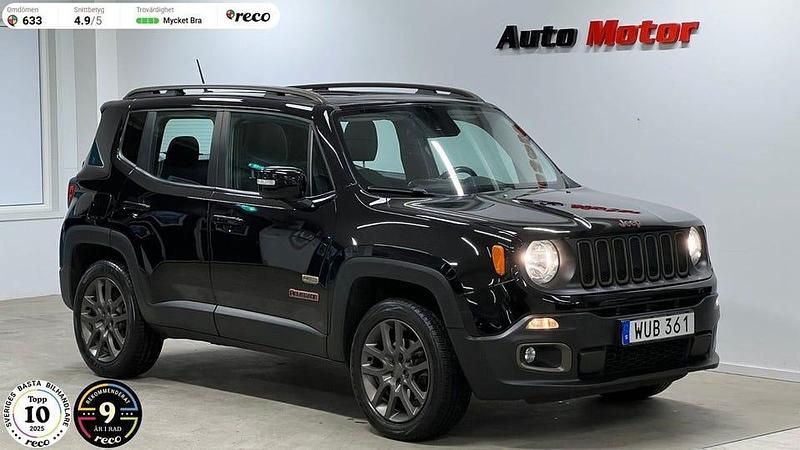 Svart Begagnad 2016 Jeep Renegade SUV | 159 900 kr - Bild 1/3