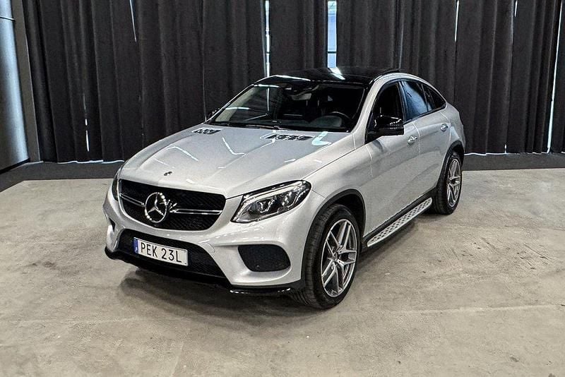 Silver Begagnad 2019 Mercedes GLE350 AMG Sportkupé | 469 900 kr (Bra pris) - Bild 1/4