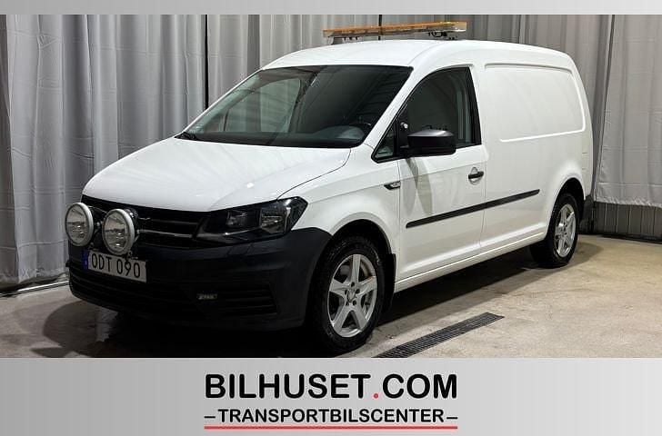 Vit Begagnad 2017 VW Caddy Maxi Minibuss | 179 000 kr (Bra pris) - Bild 1/4