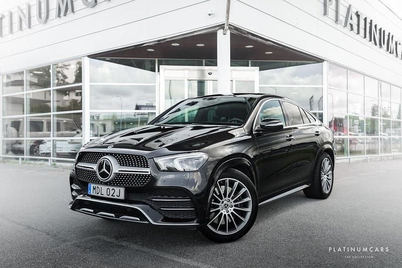 Svart Begagnad 2020 Mercedes GLE400 AMG Sportkupé | 739 000 kr - Bild 1/4