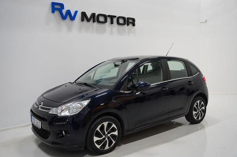 Blå Begagnad 2016 Citroën C3 Halvkombi | 99 900 kr (Marknadspris) - Bild 1/4