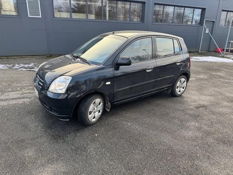 Svart Begagnad 2007 Kia Picanto EX Halvkombi | 18 500 kr (Marknadspris) - Bild 1/4
