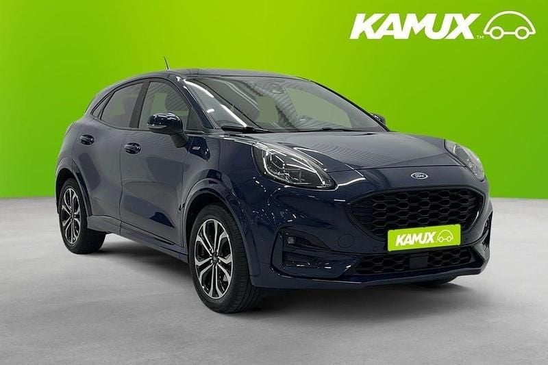 Blå Begagnad 2020 Ford Puma ST-Line SUV | 158 800 kr (Marknadspris) - Bild 1/4