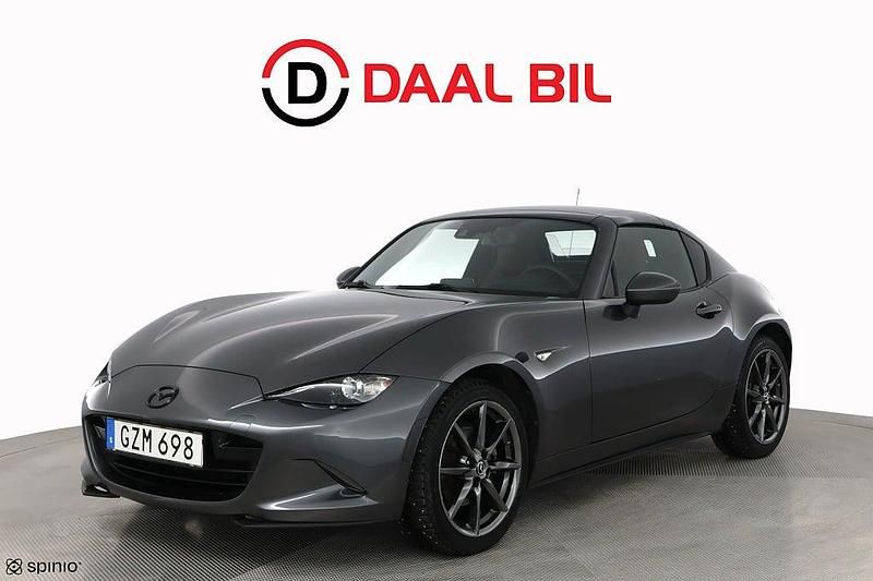 Grå Begagnad 2017 Mazda MX5 Cab | 249 700 kr (Marknadspris) - Bild 1/4