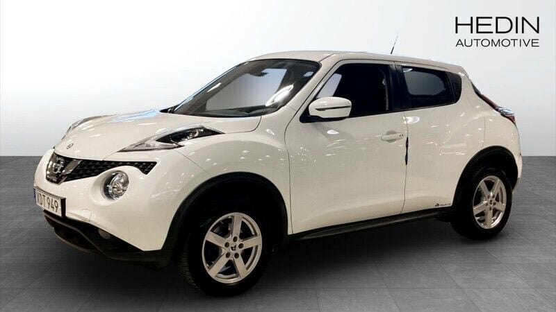 Vit (white) Begagnad 2019 Nissan Juke N-Connecta SUV | 144 900 kr (Marknadspris) - Bild 1/4