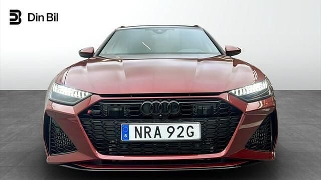 Ny Audi RS6 Performance 630 HK (463 kW) 2025 Grenadinröd metallic Kombi