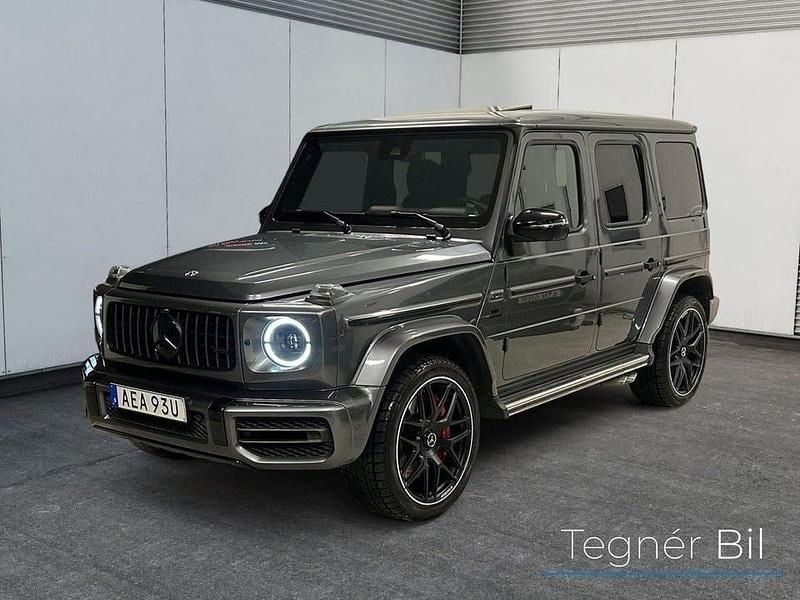 Grå Begagnad 2020 Mercedes G63 AMG Premium Plus SUV | 1 449 900 kr (Superpris) - Bild 1/4