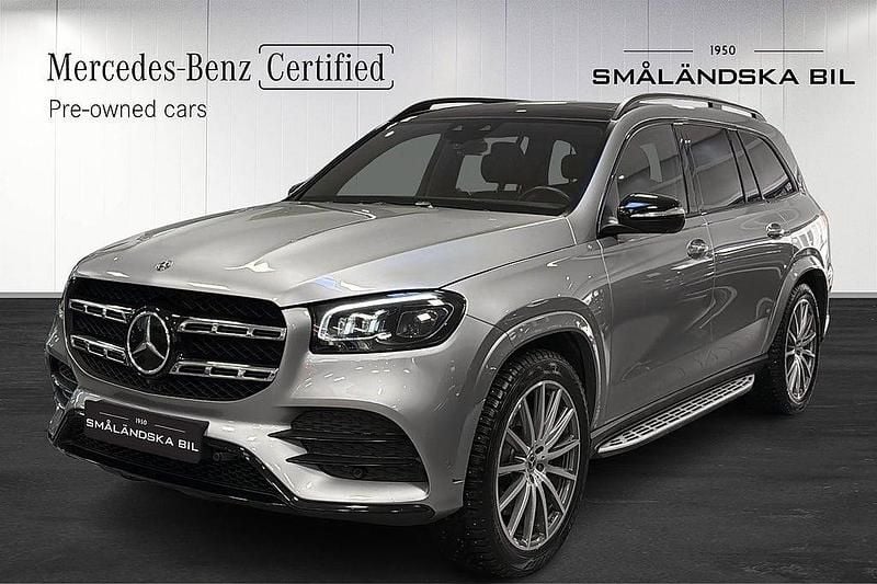 Begagnad Mercedes GLS400 AMG line 330 HK (242 kW) 2021 Silver SUV
