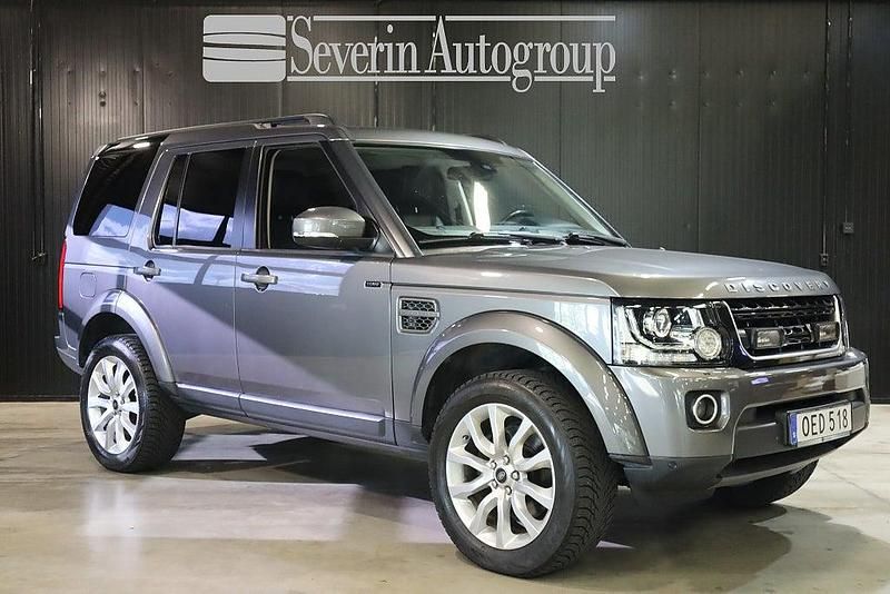 Grå Begagnad 2016 Land Rover Discovery 4 SUV | 349 000 kr - Bild 1/4
