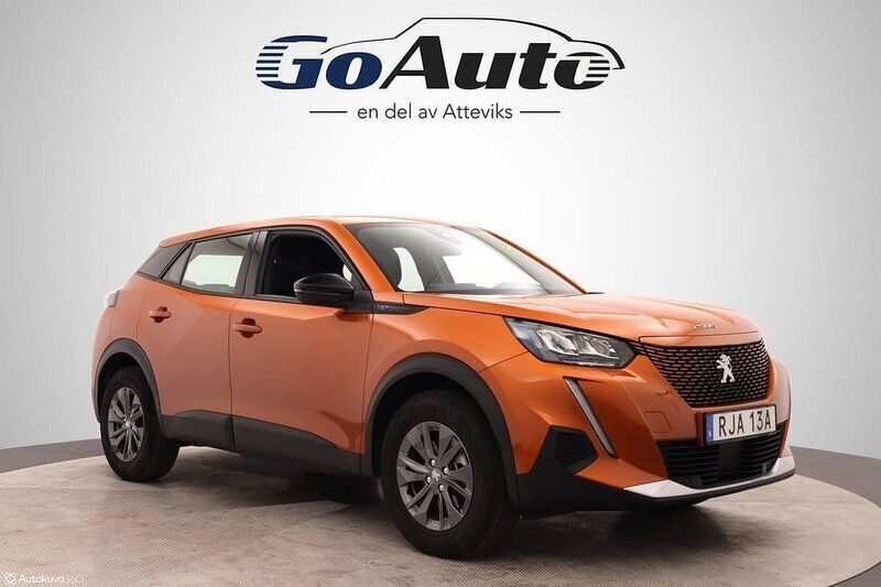 Orange Begagnad 2022 Peugeot e-2008 Active SUV | 204 500 kr (Marknadspris) - Bild 1/4