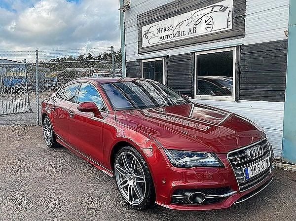 Begagnad Audi S7 Sportback 556 HK (408 kW) 2012 Röd Halvkombi