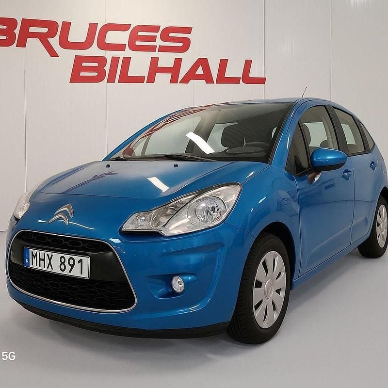 Blå Begagnad 2012 Citroën C3 Halvkombi | 58 900 kr (Marknadspris) - Bild 1/4