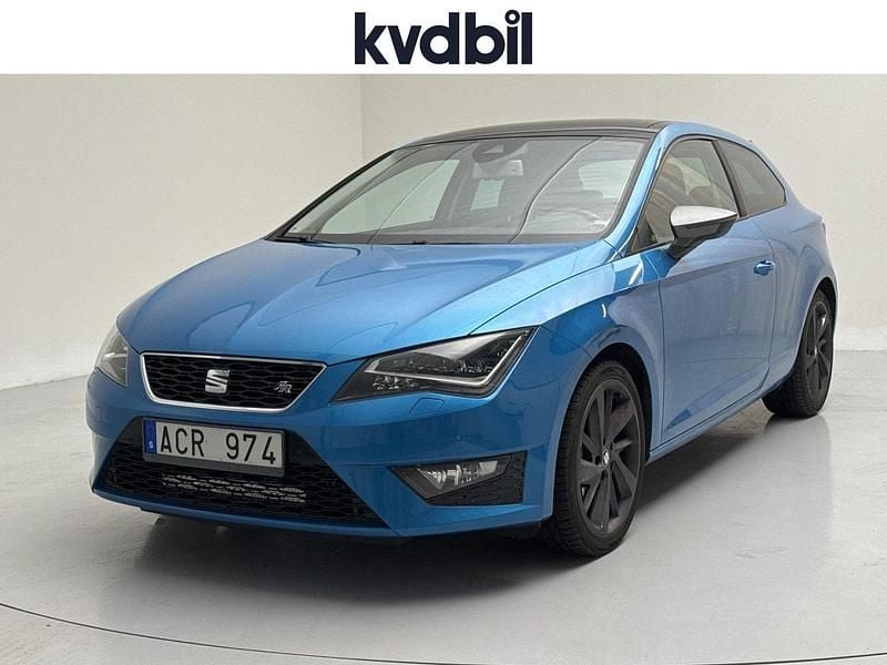 Blå (blå metallic) Begagnad 2014 Seat Leon Kombi | 84 800 kr - Bild 1/3