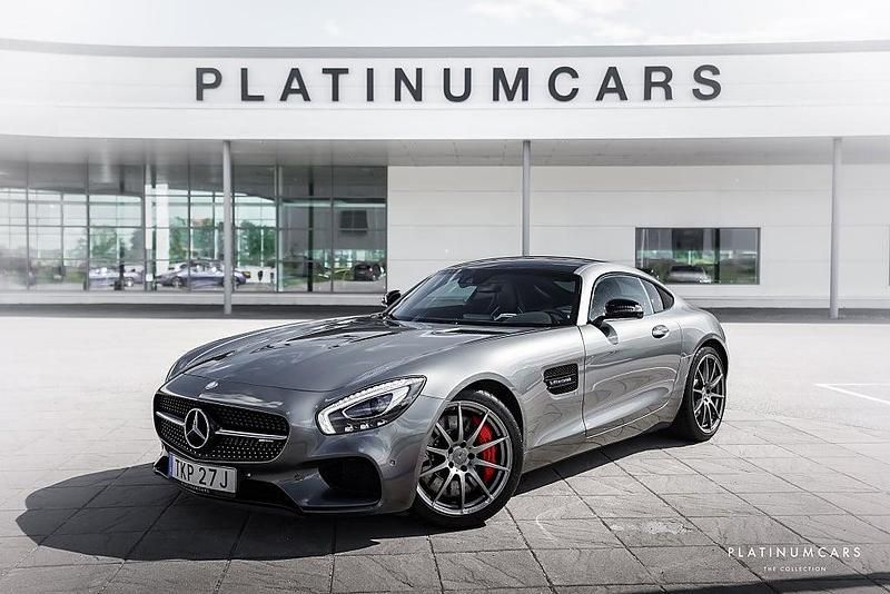 Begagnad Mercedes AMG GT S AMG 510 HK (375 kW) 2016 Grå (selenite grå metallic) Sportkupé