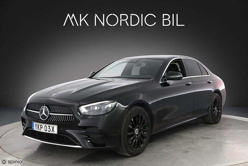 Svart Begagnad 2020 Mercedes E300 AMG line Sedan | 299 000 kr - Bild 1/4