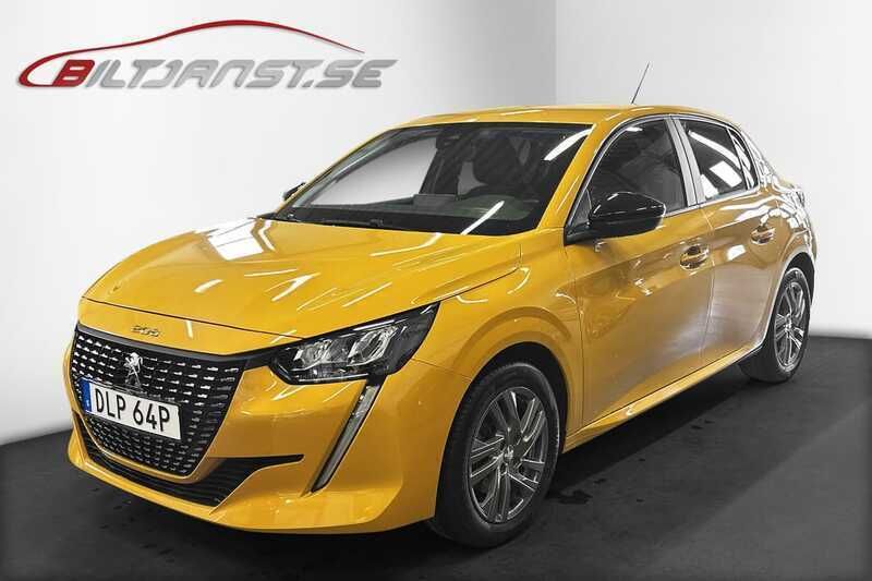 Gul Begagnad 2022 Peugeot 208 Active Halvkombi | 189 900 kr (Lite dyr) - Bild 1/4