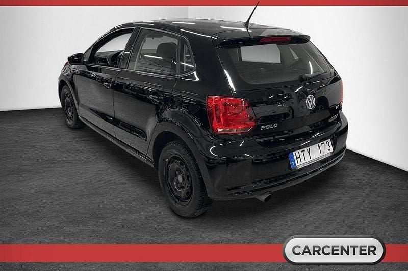 Begagnad VW Polo 86 HK (63 kW) 2010 Svart Halvkombi