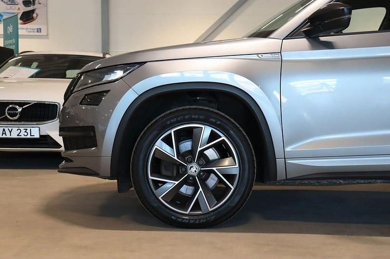 Begagnad Skoda Kodiaq SportLine 191 HK (140 kW) 2018 Grå SUV