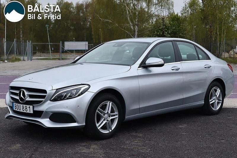 Silver Begagnad 2014 Mercedes C220 Sedan | 179 800 kr (Marknadspris) - Bild 1/4