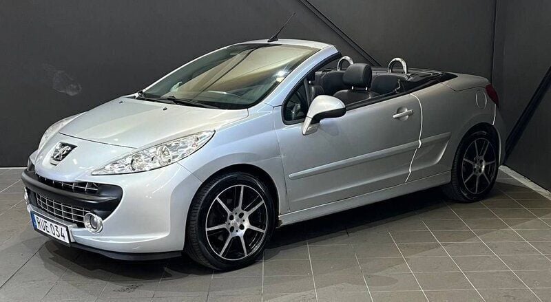 Silver Begagnad 2008 Peugeot 207 CC Cab | 39 900 kr (Lite dyr) - Bild 1/4