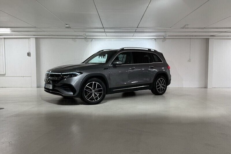 Mörkgrå (grey) Begagnad 2022 Mercedes EQB350 SUV | 439 900 kr - Bild 1/4