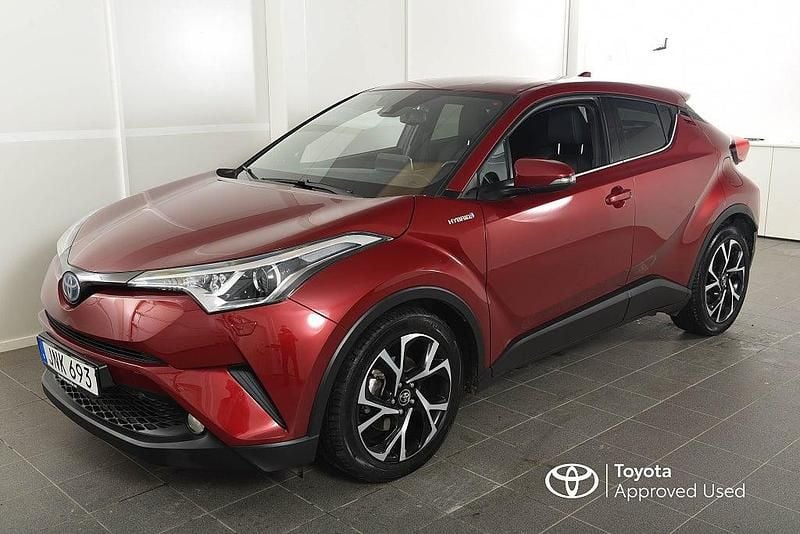 Röd Begagnad 2018 Toyota C-HR Edition SUV | 214 900 kr (Marknadspris) - Bild 1/4