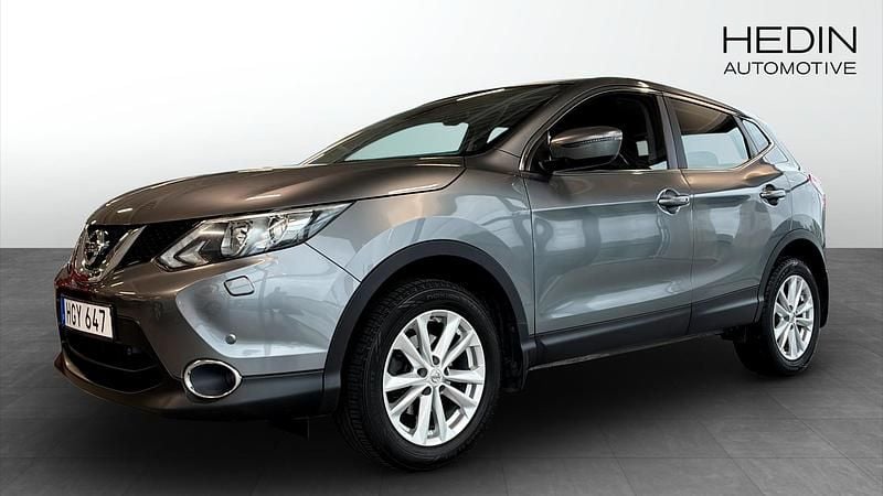 Grå (grey) Begagnad 2015 Nissan Qashqai SUV | 119 900 kr (Lite dyr) - Bild 1/4