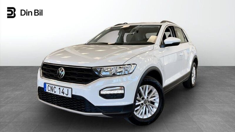 Vit Begagnad 2021 VW T-Roc SUV | 229 900 kr (Lite dyr) - Bild 1/4
