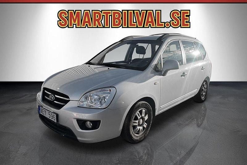 Silver Begagnad 2007 Kia Carens Minibuss | 29 900 kr (Marknadspris) - Bild 1/4