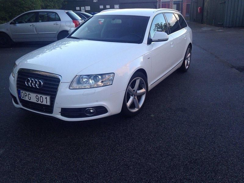 Vit Begagnad 2010 Audi A6 Business Kombi | 62 000 kr (Marknadspris) - Bild 1/4