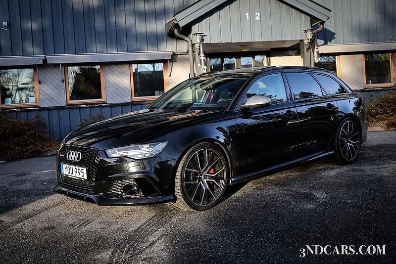 Svart Begagnad 2017 Audi RS6 Performance Kombi | 629 900 kr (Marknadspris) - Bild 1/4