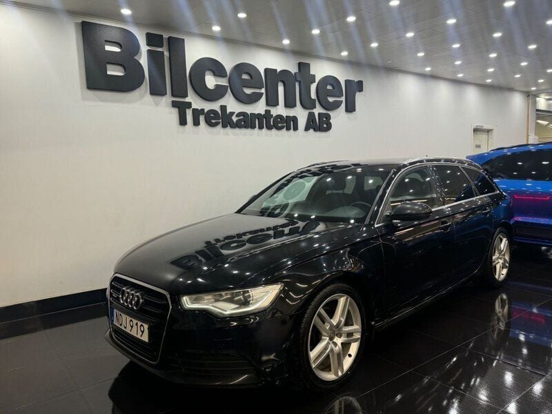 Svart Begagnad 2012 Audi A6 Ambition Kombi | 99 900 kr (Marknadspris) - Bild 1/4