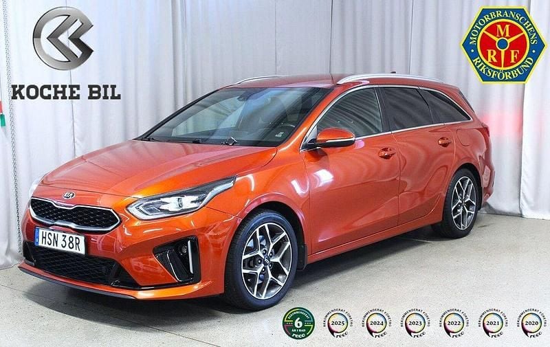 Orange Begagnad 2019 Kia Ceed GT-Line Kombi | 189 900 kr (Marknadspris) - Bild 1/4