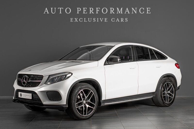 Vit Begagnad 2016 Mercedes GLE350 AMG Sportkupé | 429 900 kr (Bra pris) - Bild 1/4
