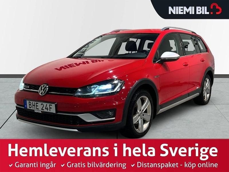 Röd Begagnad 2020 VW Golf Alltrack S Kombi | 209 900 kr (Marknadspris) - Bild 1/3