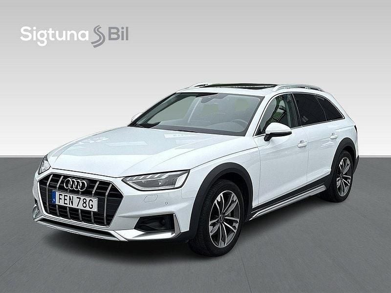 Vit Begagnad 2021 Audi A4 Allroad Sport Kombi | 379 900 kr (Marknadspris) - Bild 1/4