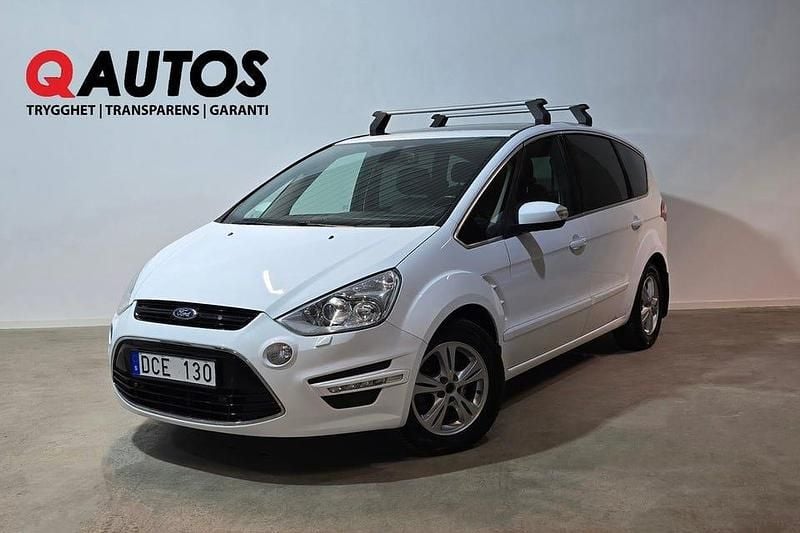 Vit Begagnad 2014 Ford S-MAX Business Edition Minibuss | 89 800 kr (Bra pris) - Bild 1/3
